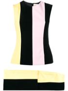 George Keburia Striped Two-piece Suit - Black