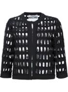 Moschino Cut Out Cropped Jacket