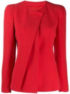 Giorgio Armani Asymmetric Blazer - Red
