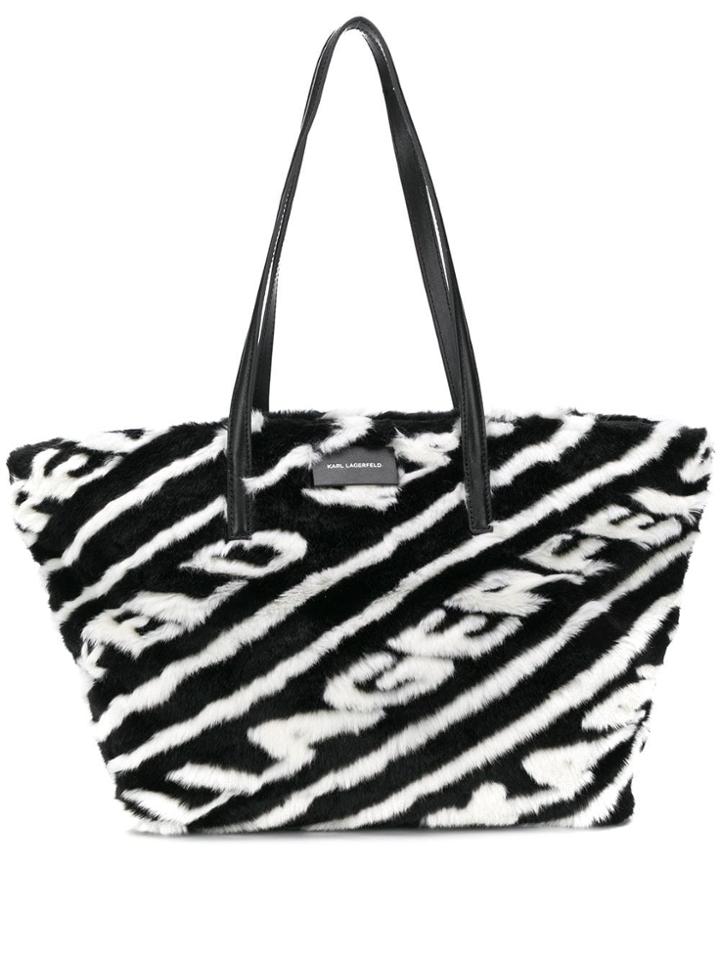 Karl Lagerfeld K/fur Tote Bag - Black