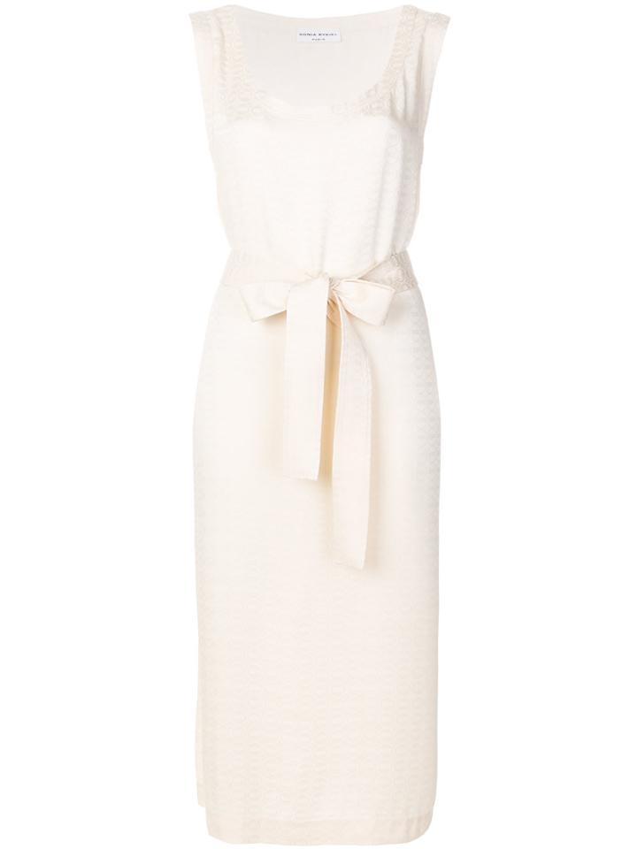 Sonia Rykiel Belted Midi Dress - White