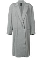 Norma Kamali Oversized Long Coat - Grey