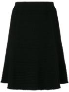 Kenzo Short Ribbed Skirt - Black