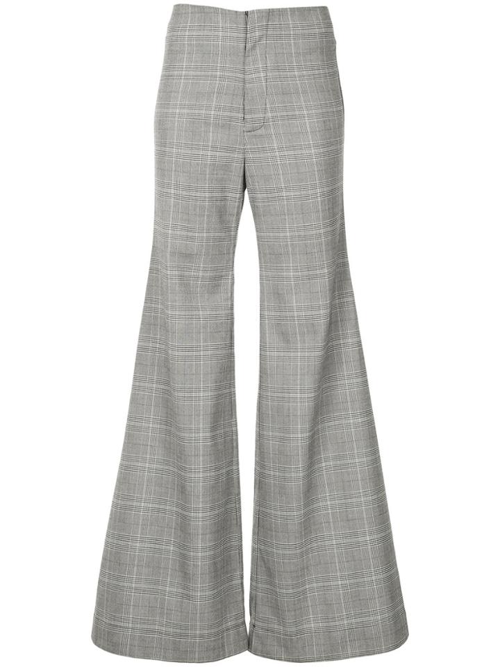Georgia Alice Memory Flared Trousers - Grey