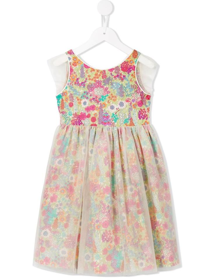 Cashmirino Floral Print Dress, Toddler Girl's, Size: 5 Yrs
