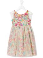 Cashmirino Floral Print Dress, Toddler Girl's, Size: 5 Yrs