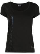 Ea7 Emporio Armani Logo Printed T-shirt - Black