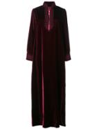 F.r.s For Restless Sleepers High Neck Velvet Dress - Red