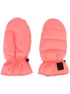 Bacon Neon Puffer Mittens - Pink