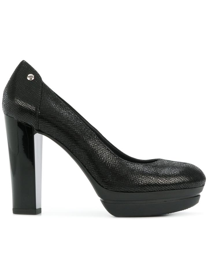 Hogan Platform Pumps - Black