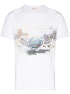 Alexander Mcqueen Graphic Print Short-sleeve T-shirt - White