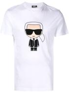 Karl Lagerfeld Ikokik Embroidered T-shirt - White