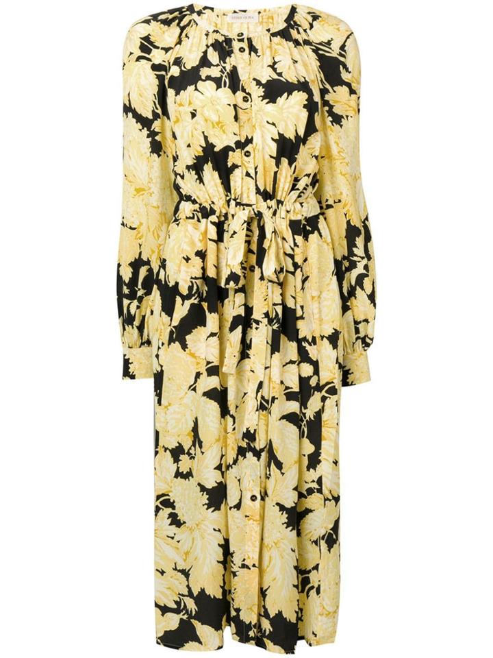 Stine Goya Lydia Floral Print Dress - Yellow