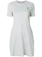 Être Cécile Logo Print T-shirt Dress - Grey