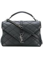 Saint Laurent - Monogram Envelope Bag - Women - Lamb Skin - One Size, Black, Lamb Skin