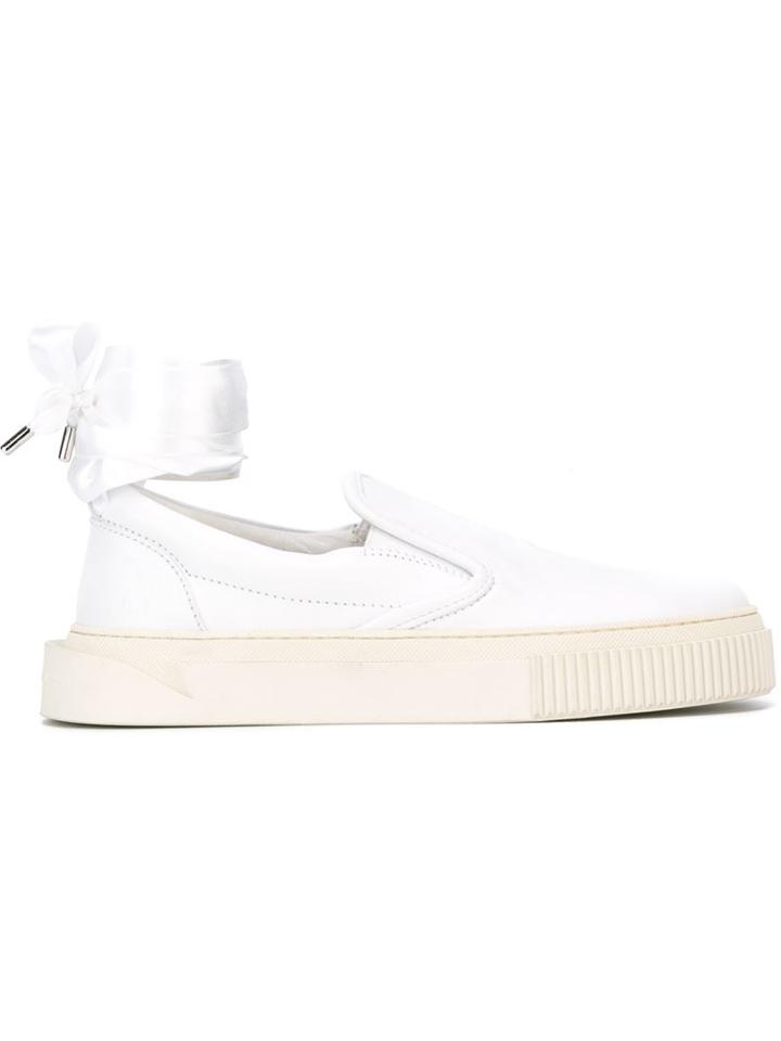 Nicopanda Ankle Wrap Slip-ons