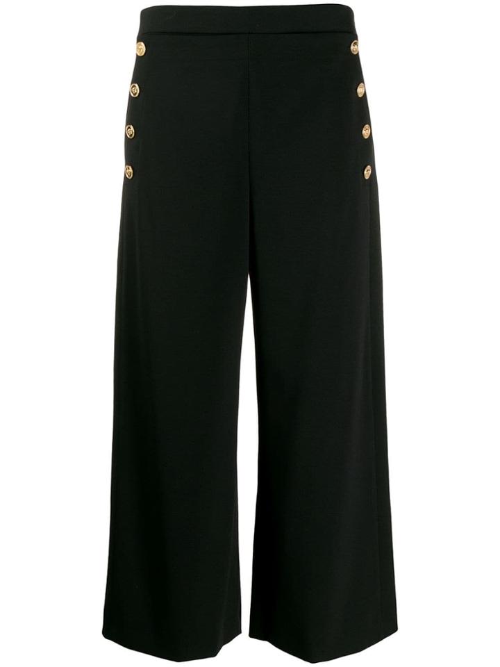 Versace Medusa Buttons Culottes - Black