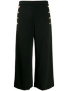 Versace Medusa Buttons Culottes - Black