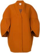 Delpozo Three-quarter Sleeve Structured Jacket - Yellow & Orange