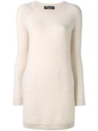Loro Piana - Short Knitted Dress - Women - Cashmere/goat Suede - 38, Nude/neutrals, Cashmere/goat Suede