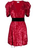 P.a.r.o.s.h. Sequin Mini Dress - Red