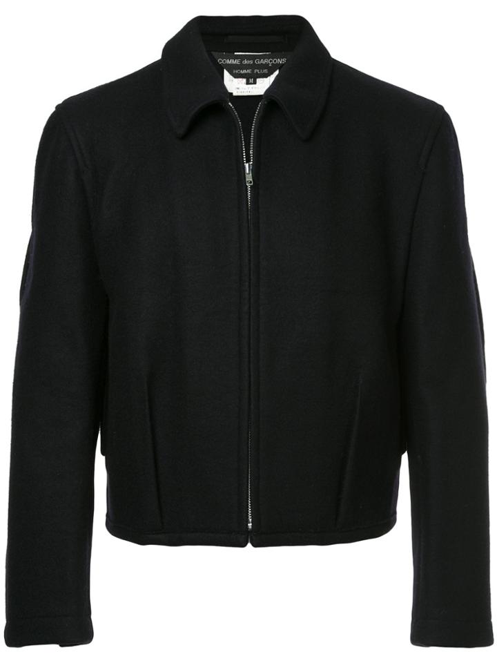 Comme Des Garçons Vintage Cropped Jacket - Black