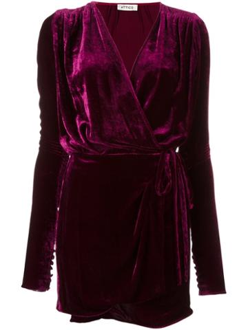 Attico 'anjelica' Dress, Women's, Size: 2, Pink/purple, Silk/viscose
