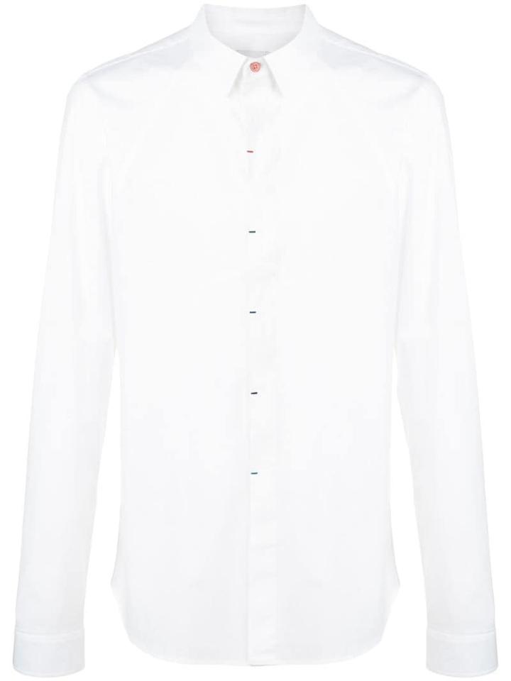 Ps Paul Smith Plain Shirt - White