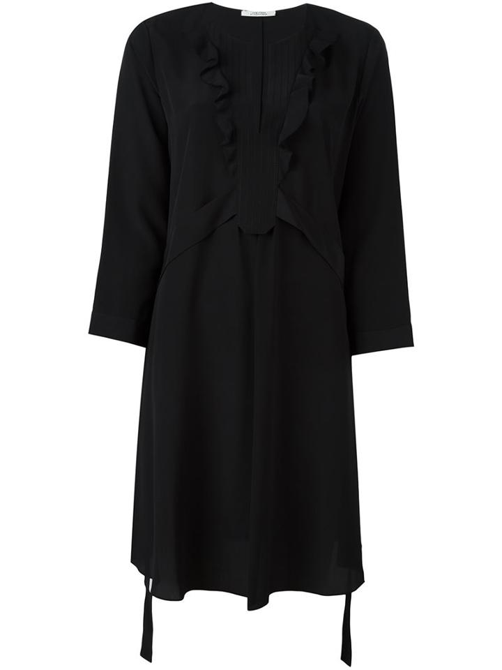 Dorothee Schumacher Tunic Dress, Women's, Size: 2, Black, Silk