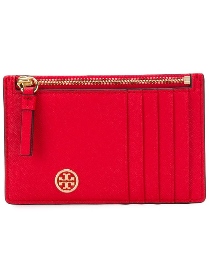 Tory Burch Robinson Slim Cardholder - Red