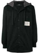 Diesel Hooded Shirt Jacket - Black