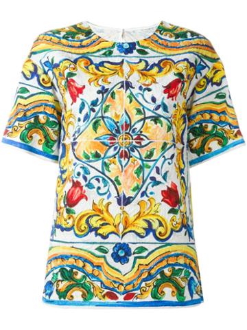 Dolce & Gabbana 'carreto Siciliano' Print T-shirt