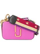 Marc Jacobs Logo Camera Bag, Women's, Pink/purple, Leather