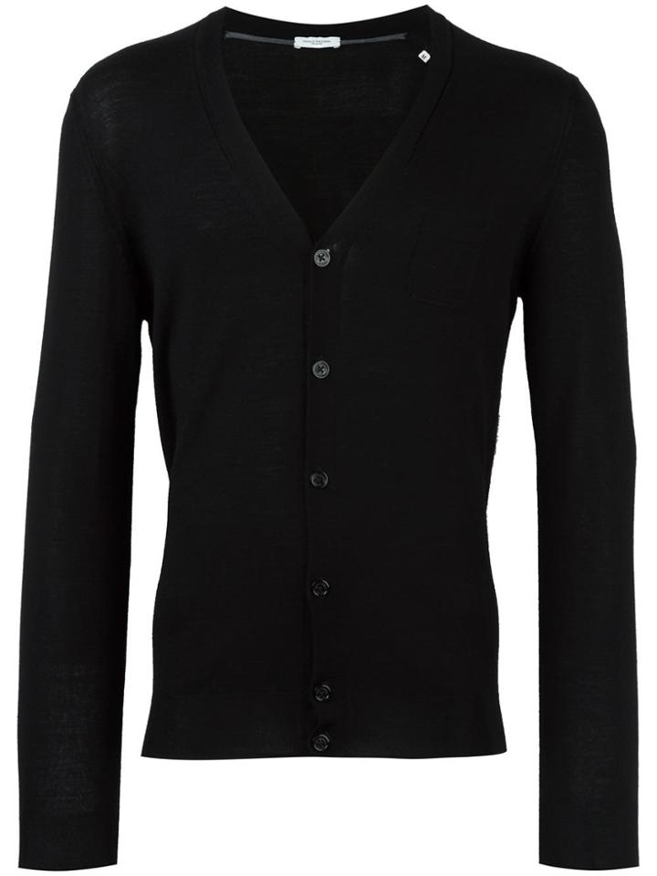 Paolo Pecora V-neck Cardigan - Black