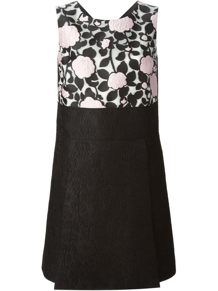 Antonio Marras Floral Applique Embossed Dress