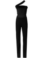 Mugler Strapless Jumpsuit, Women's, Size: 40, Black, Polyurethane/acetate/viscose