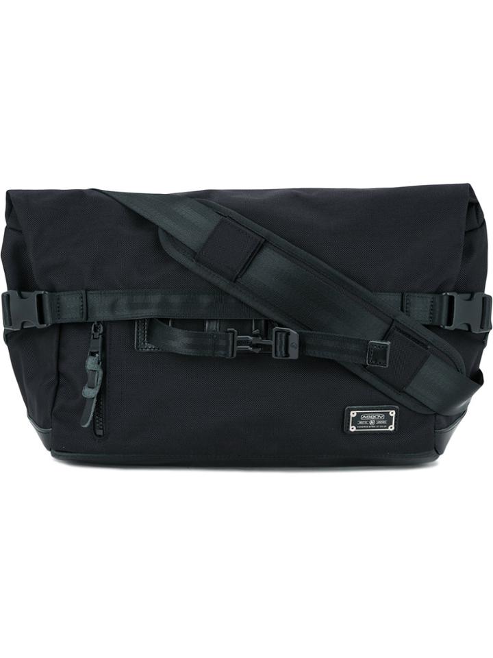 As2ov Ballistic Nylon Shoulder Bag - Black