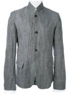 Lost & Found Ria Dunn High Neck Button Down Jacket, Men's, Size: Xs, Grey, Cotton/hemp/steel
