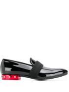 Alexander Mcqueen Studded Heel Loafers - Black