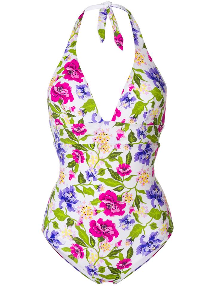 Mc2 Saint Barth Floral Print Swim Suit - Multicolour