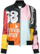 Mira Mikati Colour Block Bomber Jacket - Multicolour