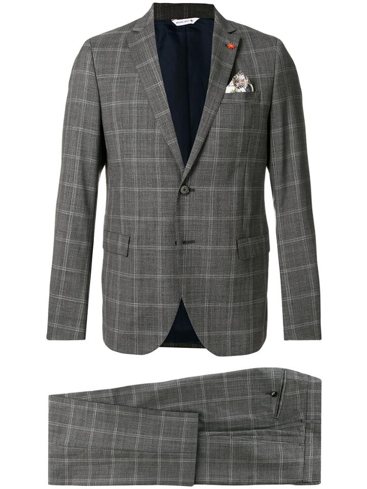 Manuel Ritz Checked Tw - Grey