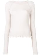 T By Alexander Wang Jersey Knitted Top - Pink
