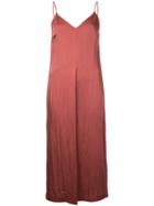 Estnation - Strappy Dress - Women - Rayon - 38, Red, Rayon