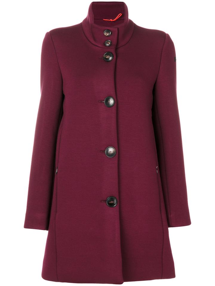 Rrd Single Breasted Coat - Pink & Purple