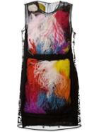 Emilio Pucci Ostrich Feather Detail Dress