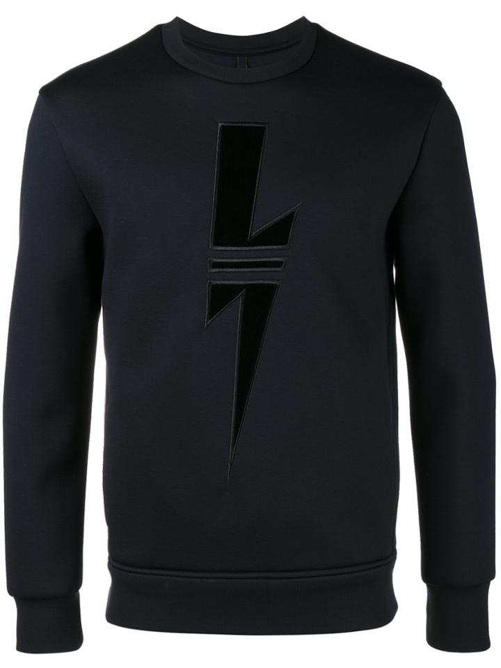 Neil Barrett Sport Bolt Sweatshirt - Blue