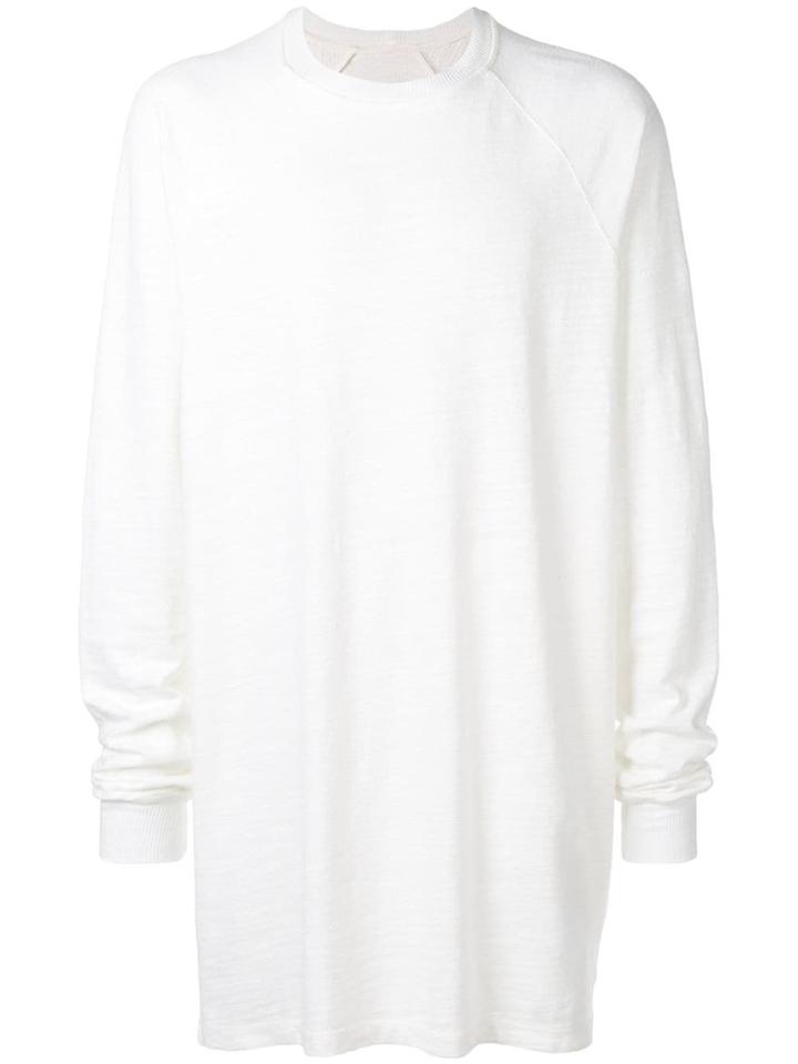 Rick Owens Drkshdw Long Length Jumper - White