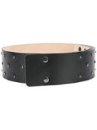 Max Mara Crystal Embellished Belt - Black