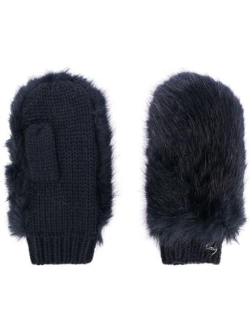 Urbancode Furry Gloves - Blue